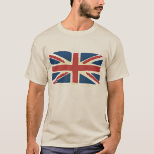 Union Jack Grunge British Flag T-Shirt
