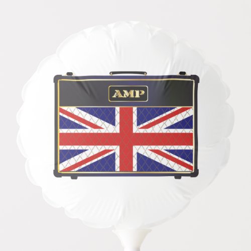 Union Jack Guitar Amplifier Balloon