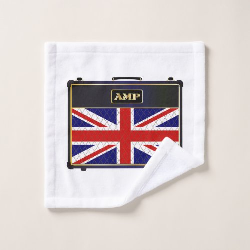 Union Jack Guitar Amplifier Bath Towel Set