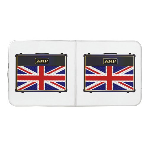 Union Jack Guitar Amplifier Beer Pong Table