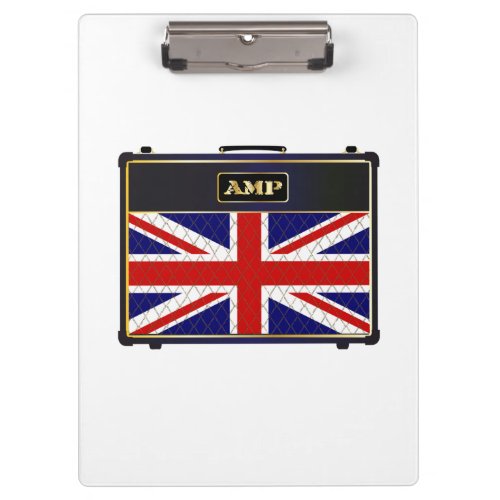 Union Jack Guitar Amplifier Clipboard