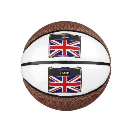 Union Jack Guitar Amplifier Mini Basketball