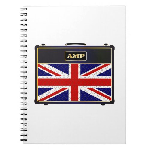 Union Jack Guitar Amplifier Notebook