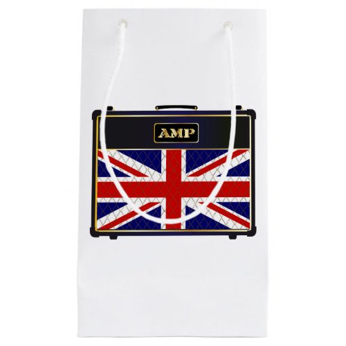 Union Jack Guitar Amplifier Small Gift Bag