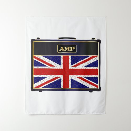Union Jack Guitar Amplifier Tapestry