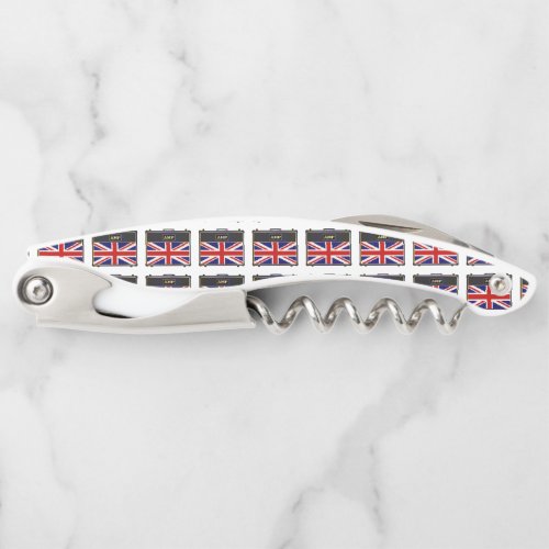 Union Jack Guitar Amplifier Waiters Corkscrew