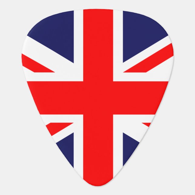 Union Jack Guitar Pick (Front)
