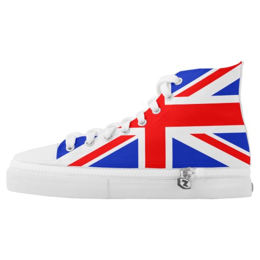 "UNION JACK" High-Top SNEAKERS (Left Shoe Outside)