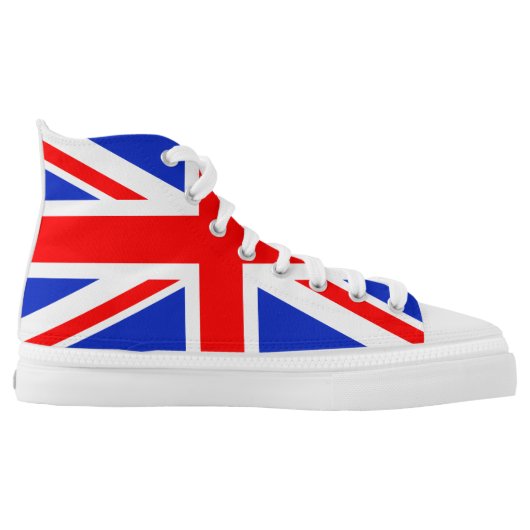 "UNION JACK" High-Top SNEAKERS (Left Shoe Inside)
