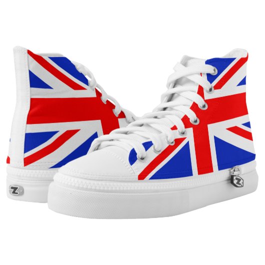 "UNION JACK" High-Top SNEAKERS (Pair)
