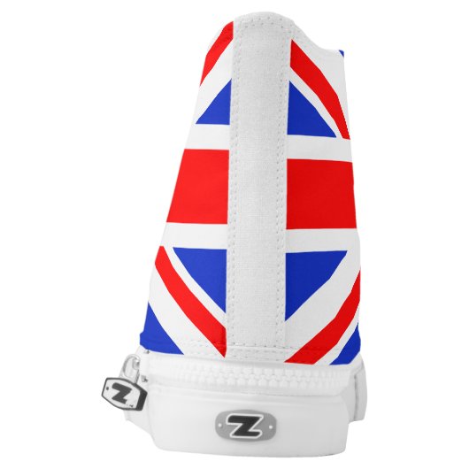 "UNION JACK" High-Top SNEAKERS (Left Shoe Back)