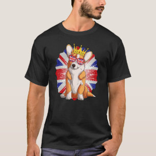 Union Jack Idea For Kids With Jubilee Corgi T-Shirt
