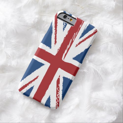 Union Jack in Abstract Scribble Barely There iPhone 6 Case