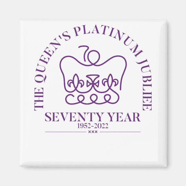 union jack jubilee magnet (Front)