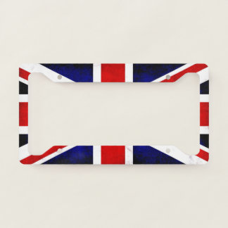 Union Jack License Plate Frame