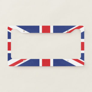 Union Jack License Plate Frame