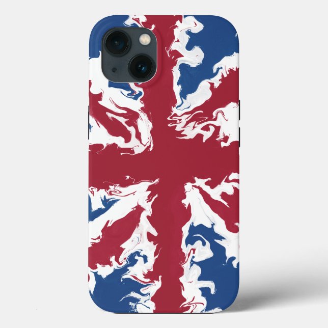 Union Jack Liquid Art  Case-Mate iPhone Case (Back)
