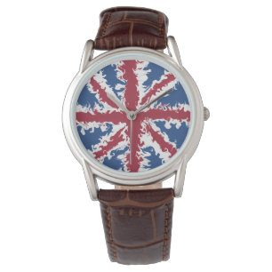 Union Jack Liquid Art Watch
