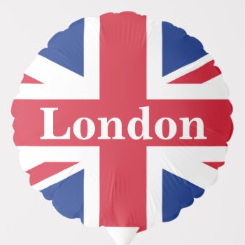 Union Jack London ~ British Flag Balloon by SunshineDazzle at Zazzle