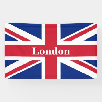 Union Jack London ~ British Flag Banner by SunshineDazzle at Zazzle