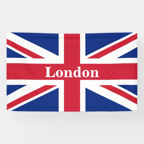 Union Jack London  British Flag Banner