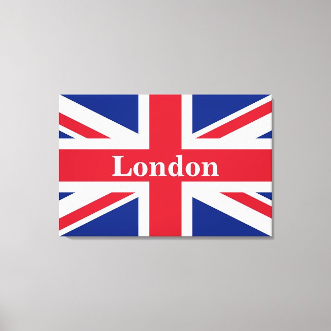 Union Jack London ~ British Flag Canvas Print (Front)