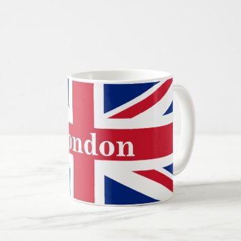 Union Jack London ~ British Flag Coffee Mug by SunshineDazzle at Zazzle