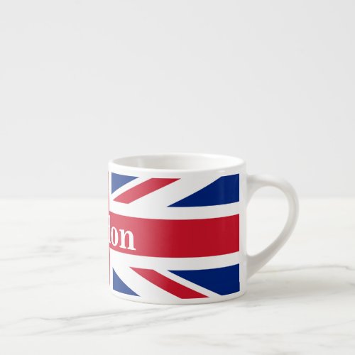 Union Jack London  British Flag Espresso Cup