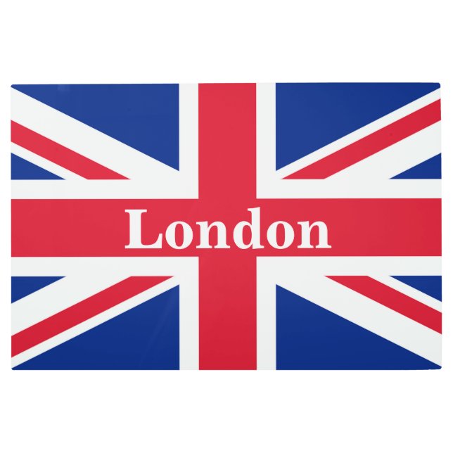 Union Jack London ~ British Flag Metal Print (Front)