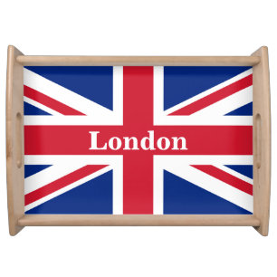 Union Jack London ~ British Flag Serving Tray