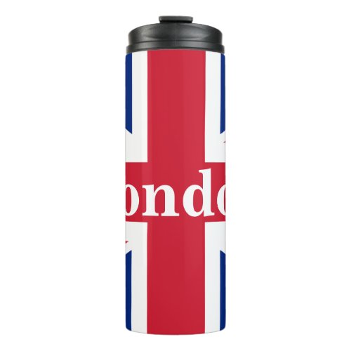 Union Jack London  British Flag Thermal Tumbler