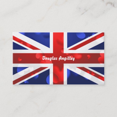 Union Jack Love, Business Card Templates