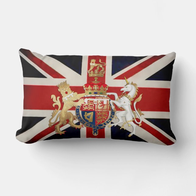 Union Jack Lumbar Pillow (Front)