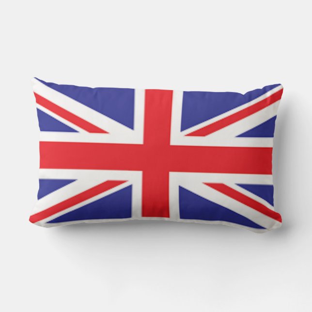 Union Jack  Lumbar Pillow (Back)