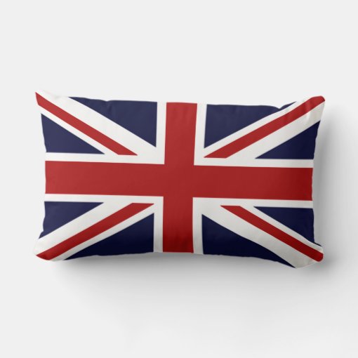 Union Jack Lumbar Pillow Zazzle