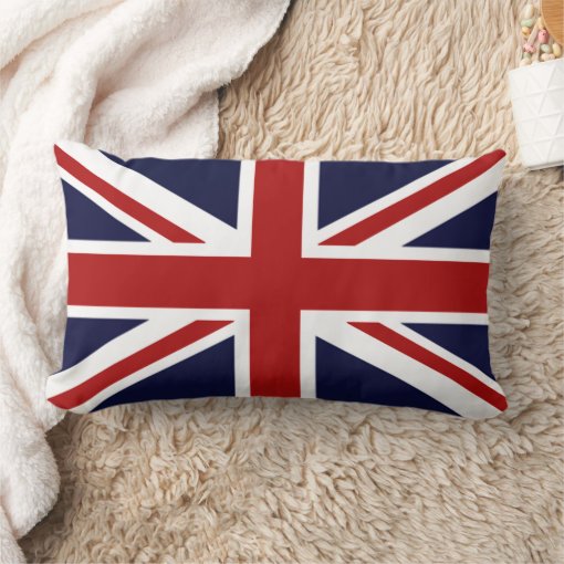 Union Jack Lumbar Pillow Zazzle