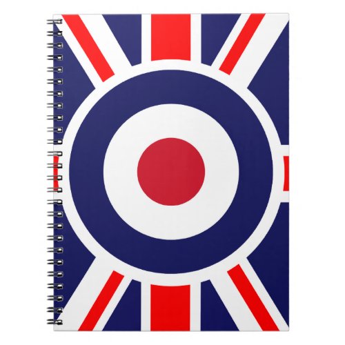 Union Jack Mods England Target Notebook