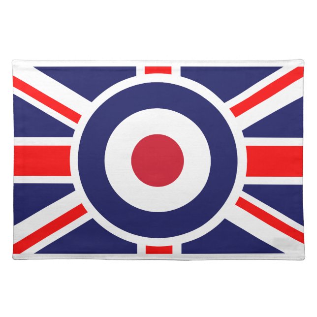 Union Jack Mods England Target Placemat (Front)