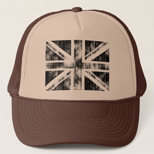 Union Jack Mono Trucker Hat (Front)