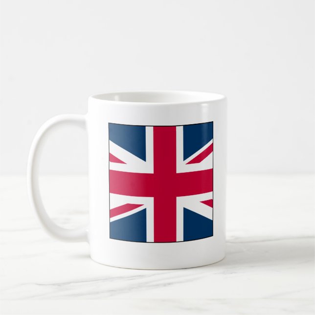 Union Jack Mug with Large Square Design  (Left)
