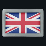 Union Jack National Flag of United Kingdom England Belt Buckle<br><div class="desc">The Union Flag, Royal Union Flag or Union Jack since 1606 is the national flag of the United Kingdom. Blue field on which the Cross of Saint Andrew counterchanged with the Cross of Saint Patrick, over all the Cross of Saint George fimbriated. This work created by the United Kingdom Government...</div>