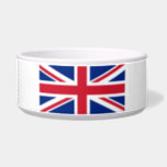 Union Jack National Flag of United Kingdom England Bowl<br><div class="desc">The Union Flag, Royal Union Flag or Union Jack since 1606 is the national flag of the United Kingdom. Blue field on which the Cross of Saint Andrew counterchanged with the Cross of Saint Patrick, over all the Cross of Saint George fimbriated. This work created by the United Kingdom Government...</div>