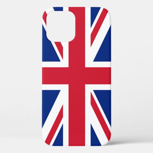 Union Jack National Flag of United Kingdom England iPhone 12 Case