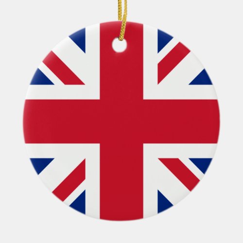 Union Jack National Flag of United Kingdom England Ceramic Ornament