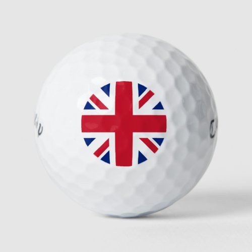 Union Jack National Flag of United Kingdom England Golf Balls