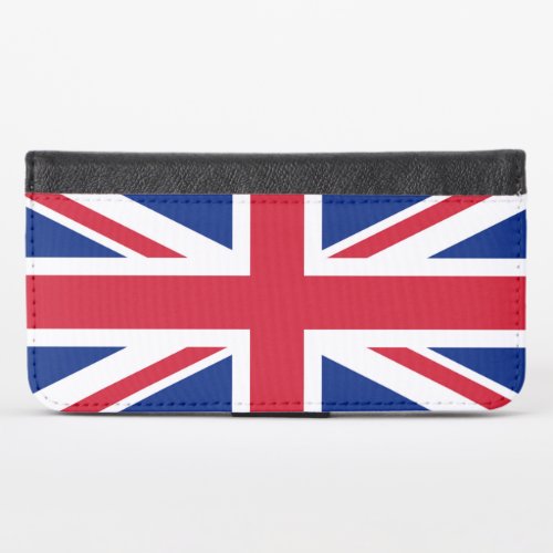 Union Jack National Flag of United Kingdom England iPhone X Wallet Case