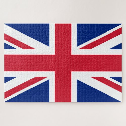 Union Jack National Flag of United Kingdom England Jigsaw Puzzle