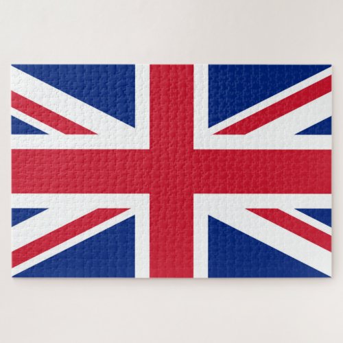 Union Jack National Flag of United Kingdom England Jigsaw Puzzle