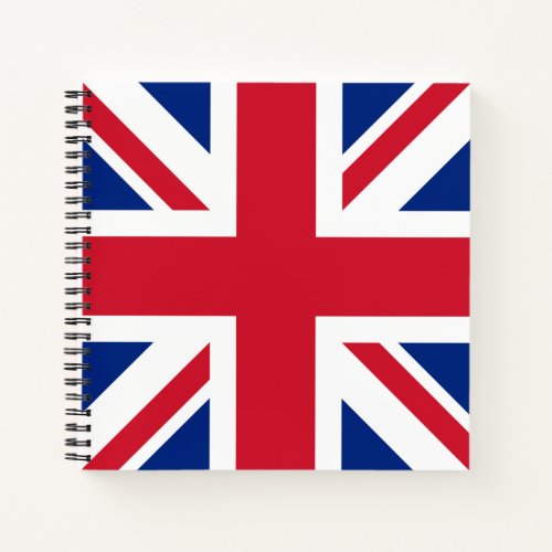 Union Jack National Flag of United Kingdom England Notebook