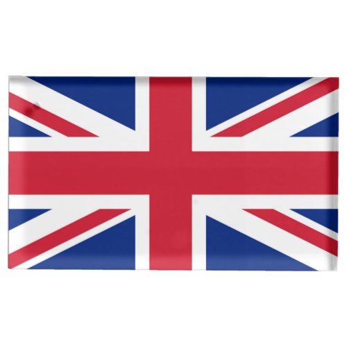 Union Jack National Flag of United Kingdom England Place Card Holder